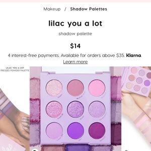 Colour pop- lilac you a lot